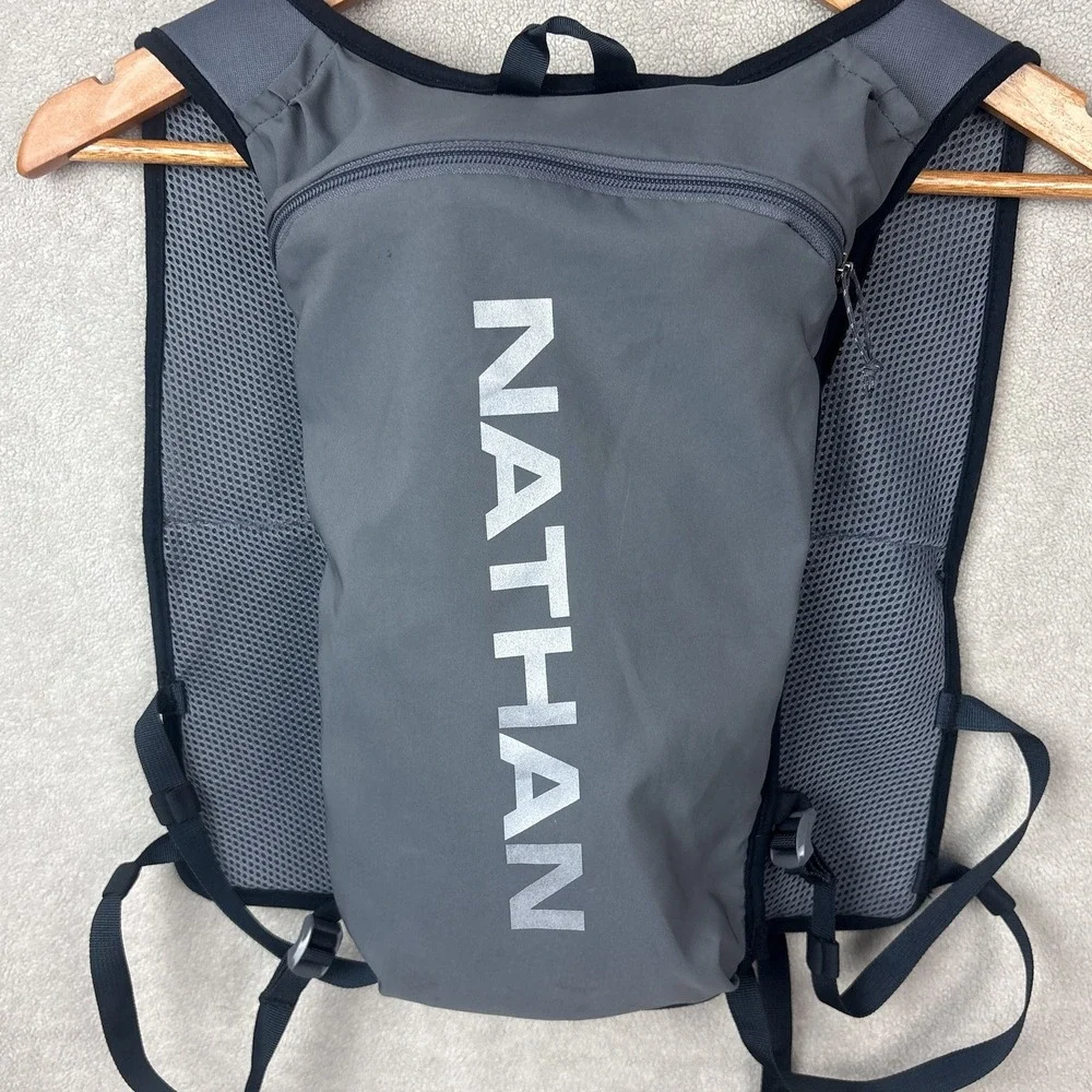 Nathan QuickStart 2.0 3L Hydration Pack Running Vest Gray (No Bladder)